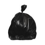 RJ SCHINNER CO Heritage™ Heavy Duty Trash Bag, Black, 60-gallon Capacity H7658HK