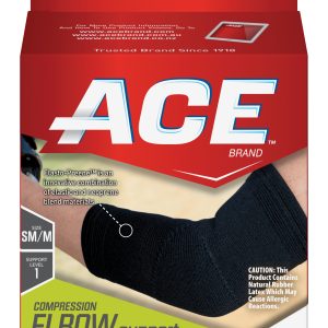 3M COMPANY 3M™ Ace™ Elbow Support, Left or Right Elbow, Small/Medium, Black 207523