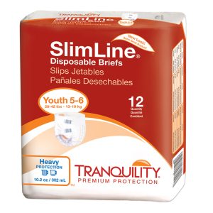 PRINCIPLE BUSINESS ENTERPRISES Tranquility® SlimLine® Incontinence Brief, Junior 2112