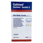 BSN MEDICAL Cutimed® Sorbion® Sachet S Gelling Fiber Wound Dressing, 4 x 8 Inch 7323209