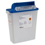 CARDINAL PharmaSafety™ Pharmaceutical Waste Container, 3 Gallon, 16.5 x 13.75 x 6 Inch 8836SA