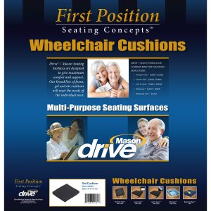 DRIVE DEVILBISS HEALTHCARE drive™ Gel-U-Seat™ Lite Seat Cushion, 16 x 16 in. 8040-1
