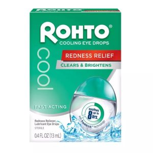 MENTHOLATUM COMPANY Rohto® Cooling Cool Relief Redness Reliever Lubricant Eye Drops, 13 mL 31074201074