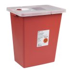CARDINAL SharpSafety™ Multi-purpose Sharps Container, 8 Gallon, 15.5 x 17.5 x 11 Inch 8980-