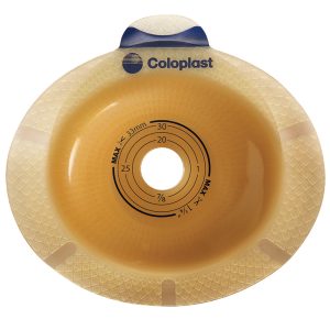 COLOPLAST SenSura® Click Convex Light Ostomy Barrier, 15 – 43 mm Stoma Opening, Blue Match 11031