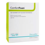 SION BRANDS LLC ComfortFoam™ Silicone Adhesive without Border Silicone Foam Dressing, 4 x 8 Inch 44480