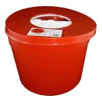 CARDINAL SharpSafety™ Multi-purpose Sharps Container, 1.25 Gallon, 6¾ x 8¾ Inch 8950SA