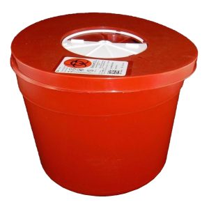 CARDINAL SharpSafety™ Multi-purpose Sharps Container, 1.25 Gallon, 6¾ x 8¾ Inch 8950SA