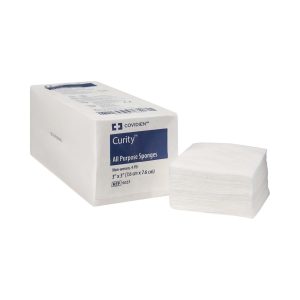 CARDINAL Curity™ Nonwoven Sponge, 3 x 3 Inch, 4-Ply 9023