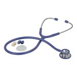 VERIDIAN HEALTHCARE LLC Veridian Pinnacle Series Stainless Steel Stethoscope, Blue 05-10503