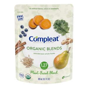 NESTLE HEALTHCARE NUTRITION Compleat® Organic Blends Plant Blend Blenderized Whole Foods, 10.1 oz. Pouch 00043900192703