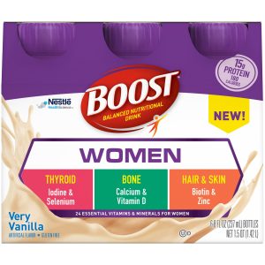 NESTLE HEALTHCARE NUTRITION Boost® Women Vanilla Balanced Nutritional Drink, 8 oz. Bottle 00041679473733