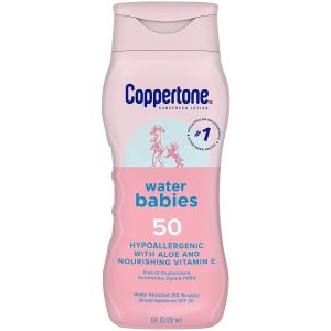BEIERSDORF Coppertone® Water Babies SPF 50 Sunscreen Lotion, 8 oz. 07214002739