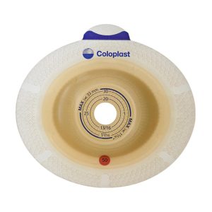 COLOPLAST SenSura® Click Convex Light Ostomy Barrier, 25 mm Stoma Opening, Red Match 11022