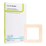 SION BRANDS LLC ComfortFoam™ Border Foam Wound Dressing with Silicone Adhesive, 10.2 x 20.4 cm 43480