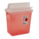 CARDINAL SharpSafety™ Multi-purpose Sharps Container, 2 Gallon, 10.5 x 10 x 7.25 Inch 89671