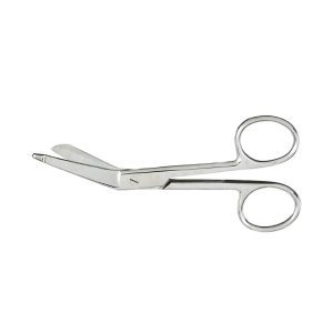 TECHLINE/PERFECT INTERNATIONAL Lister Bandage Scissors, Angled, Blunt Tip, 5.5 Inches Long T-190