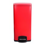 MCKESSON BRAND McKesson Red Square Step-On Trash Can, 8 gallon 16-35267