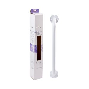 MCKESSON BRAND McKesson Wall Grab Bar, White Steel, 16-Inch Length 146-12016-3