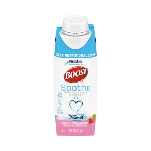 NESTLE HEALTHCARE NUTRITION Boost® Soothe Strawberry Kiwi Clear Nutritional Drink, 8-ounce Carton 00043900769462