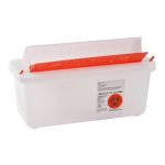 CARDINAL In-Room™ Multi-purpose Sharps Container, 1.25 Gallon, 10.75 x 11 x x 4.75 Inch 85121