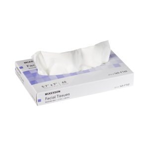 MCKESSON BRAND McKesson Facial Tissue, Bedside Box, White, Two-Ply 165-FT40