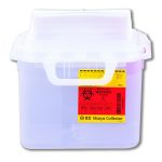 BD™ Sharps Container, 5.4 Quart, 16.6 x 11.7 x 4.5 Inch 305444