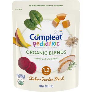 NESTLE HEALTHCARE NUTRITION Compleat® Pediatric Organic Blends Tube Feeding Formula, Chicken-Garden, Non-GMO 00043900846422