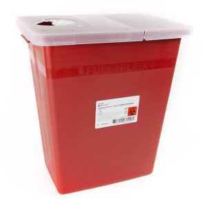MCKESSON BRAND McKesson Prevent® Sharps Container, 8 Gallon, 13.75 x 13.75 x 14 Inch 80-8705