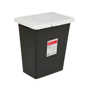 CARDINAL SharpSafety™ RCRA Waste Container, 18 Gallon, 18.25 x 26 x 12.75 Inch 8617RC