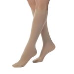 BSN MEDICAL Jobst® Anti-embolism Stockings, Knee High, Extra-Large, Black, Closed Toe 115203