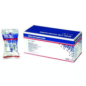 BSN MEDICAL Delta-Lite® Conformable White Cast Tape, 4 Inch x 4 Yard 6824A