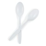 MCKESSON BRAND McKesson Polypropylene Spoon, White 16-4597