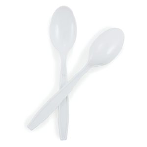 MCKESSON BRAND McKesson Polypropylene Spoon, White 16-4597