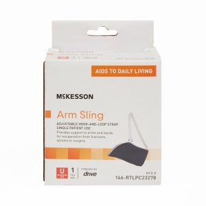 MCKESSON BRAND McKesson Universal Blue Cotton / Polyester Arm Sling, One Size Fits Most 146-RTLPC23278