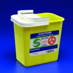CARDINAL SharpSafety™ Chemotherapy Waste Container, 8 Gallon, 17¾ x 11 x 15½ Inch 8985PG2
