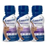 ABBOTT NUTRITION Ensure® High Protein Therapeutic Nutrition, Chocolate, 8-ounce bottle 64115