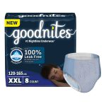 KIMBERLY CLARK GoodNites® Nighttime Underwear for Boys, 2X-Large 56518