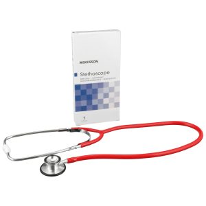 MCKESSON BRAND McKesson Classic Dual Head Stethoscope, Red 01-670RGM