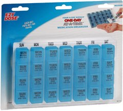 APOTHECARY PRODUCTS One-Day-At-A-Time® 7 Day Four Dose Pill Organizer 67124