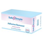 Safe N Simple Adhesive Remover, 2 x 2 Inch Wipe SNS00650