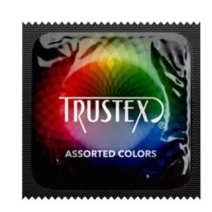 GLOBAL PROTECTION CORP Trustex® Lubricated Latex Condoms, Assorted Colors L8833AC