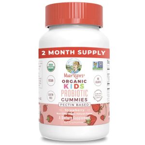 MRO MARYRUTH LLC Mary Ruth's™ Organic Kids Probiotic Gummies, Strawberry Flavor GM-KD-PRO-OG-SG-060-RE-01