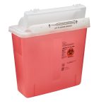 CARDINAL SharpStar™ In-Room™ Sharps Container, 1.25 Gallon, 12.5 x 5.5 x 10.75 Inch 8507SA