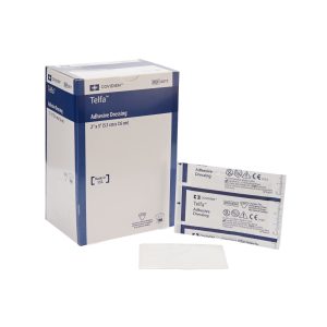 CARDINAL Telfa™ White Adhesive Dressing, 2 x 3 Inch 6017