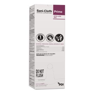 PROFESSIONAL DISPOSABLES Sani-Cloth® Prime X-Large Germicidal Disinfectant Wipes, Individually Wrapped U13195