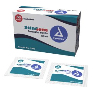 DYNAREX StinGone™ Skin Barrier Wipe 1503