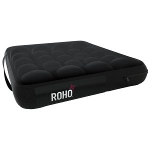 CROWN THERAPEUTICS ROHO® Mosaic® Inflatable Seat Cushion, 18 x 16 x 3 Inch, Air Cells, Black MOS1816CA