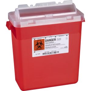 BEMIS HEALTHCARE Bemis™ Sentinel Multi-purpose Sharps Container, 3 Gallon, 15 x 13.87 x 6.87 Inch 333 030