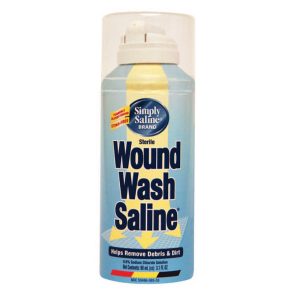 CHURCH AND DWIGHT Simply Saline Wound Wash, 90 mL Spray Can 02260008553
